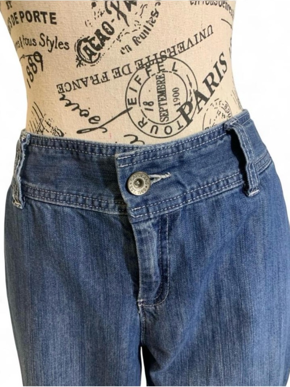 Gap Wide Leg Jeans Women’s Size 10 Boho Retro Classic - Picture 3 of 8